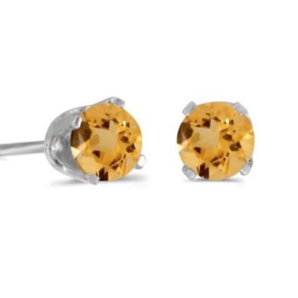 .925 Sterling Silver Genuine Citrine Gemstone BUNDLE W/ LARGER GIFT BOX - Picture 6 of 8